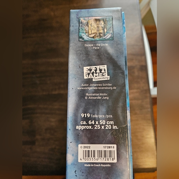 NWT Ravensburger Escape The Circle Paris Puzzle - 919 Pieces - Picture 3 of 3